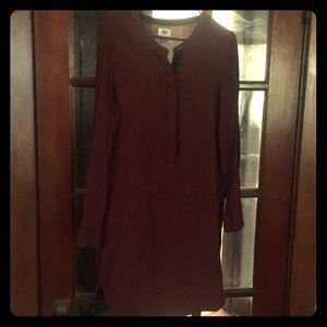 Burgundy tunic